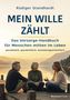 "Mein Wille zählt: Das Vorsorge-Handbuch" von Rüdiger Standhardt. Drei Personen sitzen auf einem Steg am Wasser im Sonnenuntergang., Buch