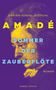 „Mariam Kühsel-Hussaini: Amadé, Sommer der Zauberflöte. Roman. Konrad Verlag.“ Illustration eines gelben Gesichts., Buch