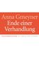 Anna Gmeyner: Ende einer Verhandlung, Buch