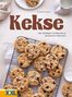 "Kekse. Von trendigen Cookies bis zu klassischen Plätzchen" steht über einem Gitter mit Schokoladenkeksen., Buch