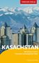 "Trescher Verlag, Mehr Wissen. Besser Reisen. Kasachstan. Mit Almaty, Astana, Tien Schan und Kaspischem Meer. Dagmar Schreiber." Eine große, moderne Glaskuppel in goldenen und blauen Tönen spiegelt Sonnenlicht., Buch