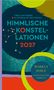„Himmlische Konstellationen 2027“ in großen Buchstaben; Sternbilder auf dunklem Hintergrund mit bunten abstrakten Formen., Buch