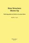 "How Structure Shows Up: Noticing patterns before we name them. Apollo / Lyra. RTFM · Volume 3, Book 3.1." Schwarzer Text auf gelbem Hintergrund., Buch