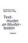 Eleonore Frey: Textmuster an Mustertexten, Buch