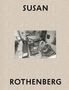 Der Text "SUSAN ROTHENBERG" steht über und unter einem Schwarz-Weiß-Foto eines Wohnzimmers mit mehreren Möbelstücken., Buch