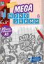 MEGA NONOGRAMM Nr. 8, 20 Rätsel im Großformat A3, Logisches Malen. Ein Bleistift zeigt auf ein ausgefülltes Nonogramm., Buch