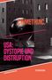 CRIMETHINC. USA: Dystopie und Disruption. Ein massiver schwarzer Ball vor einem düsteren Gebäude mit kleinen Fenstern., Buch