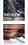 "Broken USA. 250 Jahre Kriege, Lügen und Unterdrückung. Werner Rügemer." 
Eine zerrissene US-Flagge., Buch