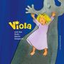 Titel: "Viola und das Gute-Nacht-Gespenst". Ein fröhliches Mädchen mit einem freundlichen Gespenst., Buch