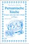 Text: Exotische Küche, Peruanische Küche, Essen wie bei den Inkas in Peru, Nariman Zeitun. Illustration: Topf mit Essen, Palmenrand., Buch