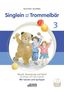 Titel: "Singlein und der Trommelbär 3" 
Untertitel: "Wir tanzen und springen."
Ein Bär und Kinder tanzen mit Instrumenten., Buch