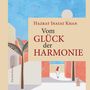 "HAZRAT INAYAT KHAN Vom GLÜCK der HARMONIE", stilisierte Landschaft mit Palme und Person im roten Gewand., Buch