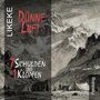 „Dünne Luft, 7 Schulden und 1 Klopfen“ steht in rotem und weißem Text auf Illustration eines Bergcamps., Buch
