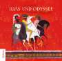 : Ilias und Odyssee. 3 CDs, CD,CD,CD