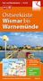 Christian Kuhlmann: Rad- und Wanderkarte Ostseeküste Wismar bis Warnemünde 1 : 40 000, Karten
