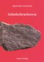 Text: "Agnieszka Lessmann, Schieferbruchverse, Gans Verlag". Hintergrund rot, in der Mitte eine große Schieferplatte., Buch
