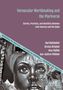 Titel: "Vernacular Worldmaking and the Pluriverse". Unten links: Graffiti eines Gesichts in Schwarz-Weiß., Buch