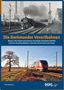 Titel: "Die Dortmunder Vorortbahnen". Altes Dampflokomotivfoto oben, moderner Zug unten, Baum und Schienen in Landschaft., Buch