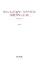 Jean-Jacques Rousseau: Bekenntnisse, Buch