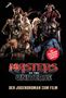 „Masters of the Universe: Der Jugendroman zum Film.“ Helden und Schurken posieren dynamisch vor einem dunklen Hintergrund., Buch