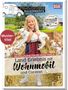 „Stellplatzführer Bauernhöfe“, „150 Stellplätze für die ganze Familie“, Mädchen mit Ziegen in einem sonnigen Bauernhof., Buch
