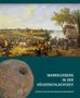 Text: "MARKKLEEBERG IN DER VÖLKERSCHLACHTZEIT. DORF ▪ SCHLOSS ▪ TORHAUS ▪ GEDENKEN." 
Oben ein historisches Gemälde einer Schlacht. Unten eine rostige Kanonenkugel., Buch