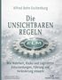 Titel: "Die unsichtbaren Regeln". Untertitel: "Wie Wahrheit, Risiko und Legitimität Entscheidungen, Führung und Veränderung steuern". Zahnrad-Hintergrund., Buch