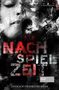 Text: U.D. Müller-Braun, NACH SPIEL ZEIT, Societäts Verlag, Eintracht Frankfurt-Krimi. Gesicht und Silhouette im Hintergrund., Buch