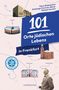 "101 Orte jüdischen Lebens in Frankfurt" zeigt Bilder von Gebäuden, ein Logo und Menschen; Begriffe wie Kultur und Geschichte., Buch