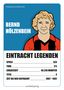 "Eintracht Legenden" mit Bernd Hölzenbein. Details: Spiele 524, Tore 211, Einsatzzeit 45.310 Minuten, Titel 4, 1967–1981. Illustration eines Mannes im Fußballtrikot., Buch