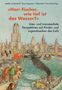 Titel: "Herr Fischer, wie tief ist das Wasser?" Ein Hafen mit Menschen, Schiffen und Stadtkulisse im Hintergrund., Buch