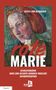 Auf rotem Hintergrund: "Gisela von Olshausen, Die rote Marie", eine Frauenillustration mit roten Haaren., Buch