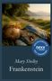 "Weltliteratur neu inspiriert", "nexx classics", "Mary Shelley Frankenstein". Kind schläft im Freien, mit Berg- und Seelandschaft., Buch