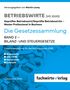 Text: "Betriebswirte, Die Gesetzessammlung, Band 2 – Bilanz- und Steuergesetze". Hintergrund: blaue Paragrafensymbole., Buch