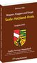 Text: "Hartmut Ulle, Wappen, Flaggen und Siegel Saale-Holzland-Kreis, Ausgabe 2026, Großes Thüringer Wappenbuch." Darunter ein Wappen., Buch