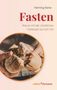 "Fasten: Was es mit der christlichen Fastenzeit auf sich hat." Ein Brot wird von Händen geteilt., Buch
