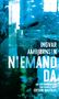 "NIEMAND DA" von Ingvar Ambjørnsen. Text: Erzählungen, Übersetzung, Edition Nautilus. Hintergrund: Unterwasserwelt in Blau., Buch
