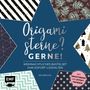 Ina Mielkau: Origamisterne? Gerne! - Weihnachtliches Bastelset zum Sofort-Losfalten, Buch