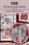 "DBB: Die Burscheider Bande und der verschwundene Brunnen" steht über einer Illustration mit Detektivmotiven., Buch