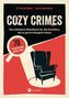 "COZY CRIMES. 70 spannende Rätsel-Fälle. Illustration eines Sessels mit Lupe auf rotem und schwarzem Hintergrund. delphin Logo unten.", Buch