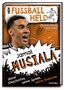 Titel: "Mein Fußballheld Jamal Musiala". Illustration mit jubelndem Spieler und Fans., Buch