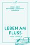 „Essays über Natur und Landschaft in Europa. Leben am Fluss. Hella Kemper.“ Illustration: Taucher neben Sprungbrett., Buch