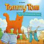 „Tommy Tom und der verschwundene Teddy.“ Eine Illustration mit Tieren, Wäscheleine, blauer Himmel, Sonne, Wolken., Buch