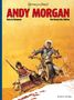Titel: "Andy Morgan". Untertitel: "Oase in Flammen" und "Das Gesetz des Taifuns". Illustration: Zwei Personen auf Motorrad.