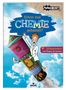 Text: "Schon mal CHEMIE gebastelt? 22 Experimente mit Papier & Schere." Illustration: Ein schwebender Wissenschaftler auf einer Rakete., Buch
