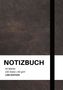 Notizbuch A5: Notizbuch A5 blanko - 100 Seiten 90g/m² - Soft Cover Schwarz - FSC Papier, Buch