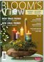 "BLOOM'S VIEW", neue Xmas-Trends, modern, elegant, verträumt; opulente Adventskränze. Ein Adventskranz mit Kerzen.