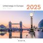 Unterwegs in Europa - KUNTH 365-Tage-Abreißkalender 2025, Kalender