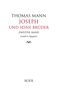 "Thomas Mann, Joseph und seine Brüder, Zweiter Band, Joseph in Ägypten." Schlichte Gestaltung auf weißem Hintergrund., Buch