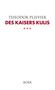 Text: "THEODOR PLIEVIER, DES KAISERS KULIS, BOER". Drei rote Sterne. Schlichtes Design auf weißem Hintergrund., Buch